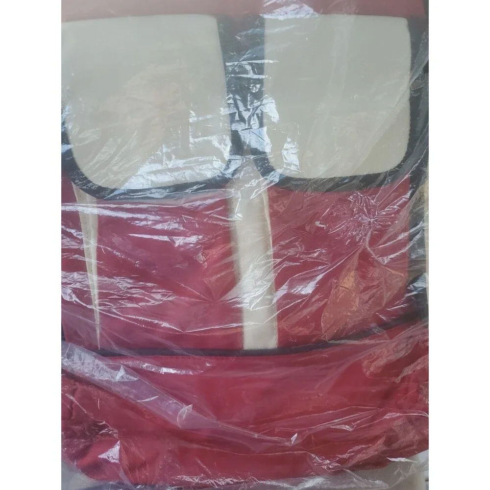 Pro Sport Backpack New In Wrapping, Unisex Adults And Kids, Red And Beige.